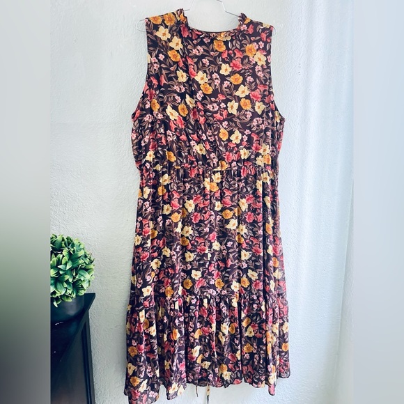 Chetta B Floral Dress size 24W Floral print beautiful dress - Picture 8 of 11